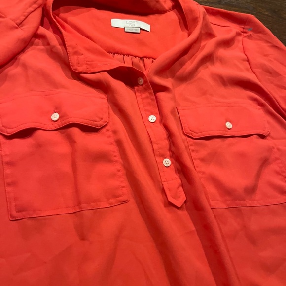Women's LOFT Button Fronr Shirt Plus Size 22 - Picture 3 of 4